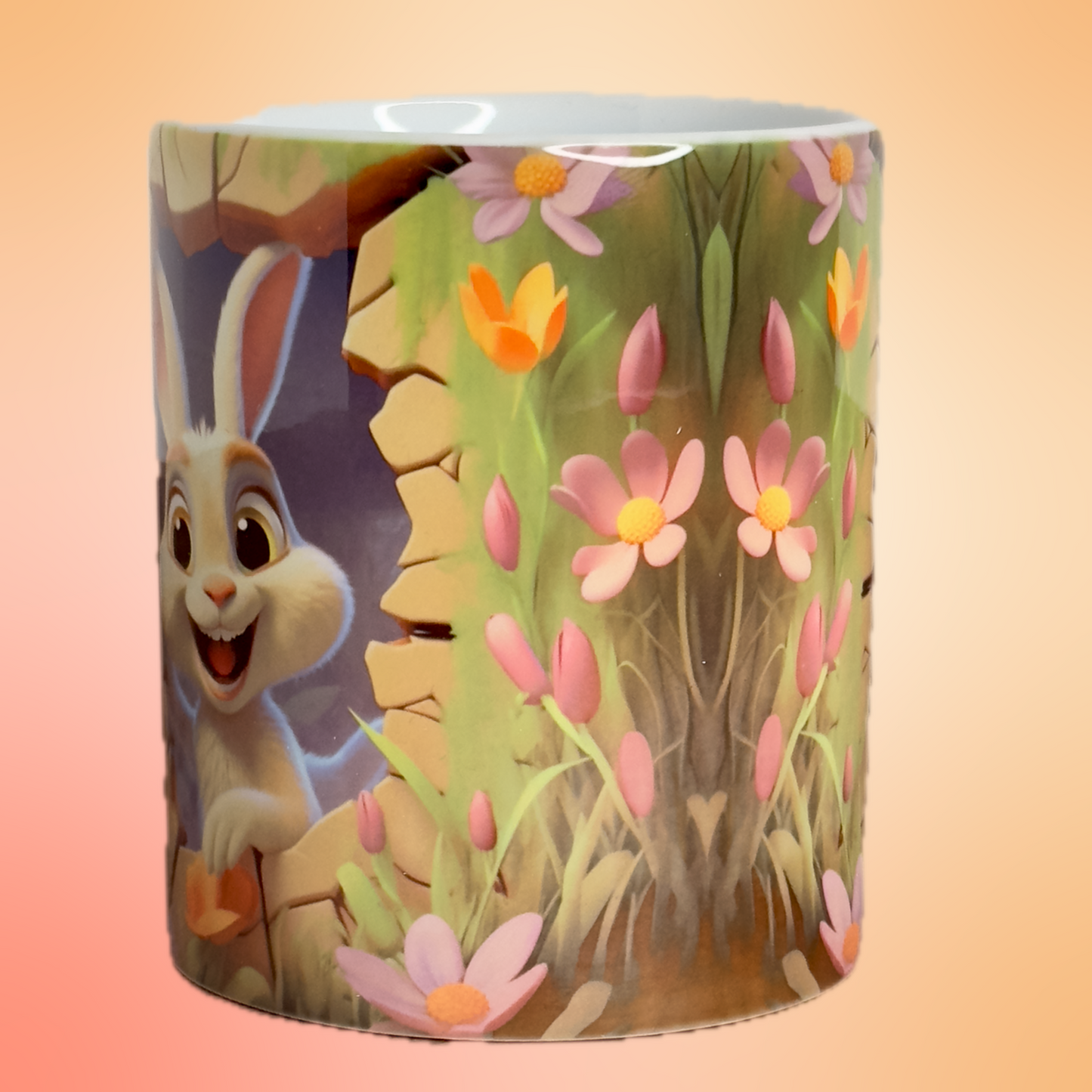 Tasse Spencer le lapin heureux 