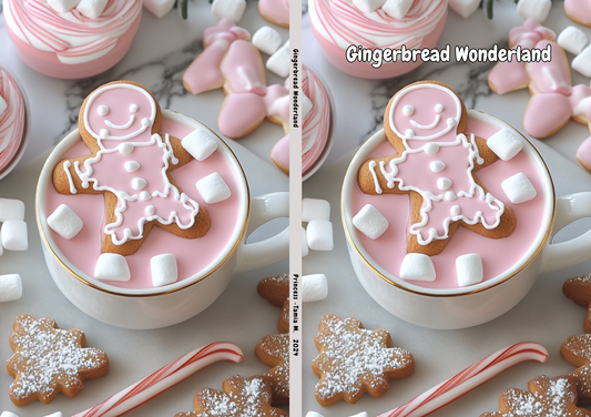 Gingerbread Wonderland Journal / Notebook