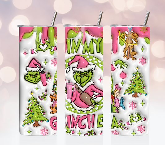 11 oz tumbler, Grinch Tumbler